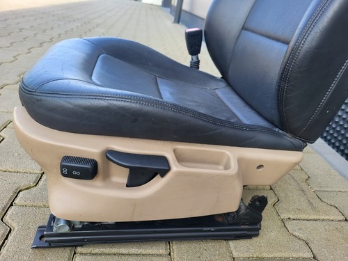 BMW Z3 Roadster Fahrer Sitz Leder schwarz LINKS Sitz Blende beige ABHOLUNG