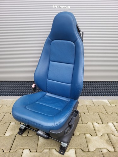 BMW Z3 Roadster Fahrer Sitz Leder blau OHNE  Sitzheizung ABHOLUNG 