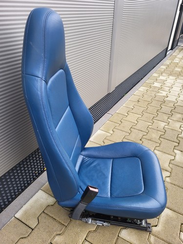BMW Z3 Roadster Fahrer Sitz Leder blau OHNE  Sitzheizung ABHOLUNG 