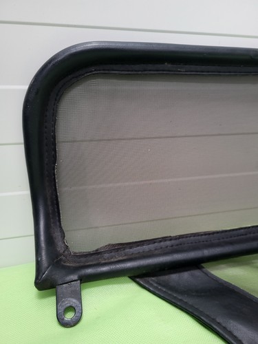 BMW Z3 Roadster Windschott Windschutz Abweiser Wind Stop Netz Löcher ! + Rahmen 