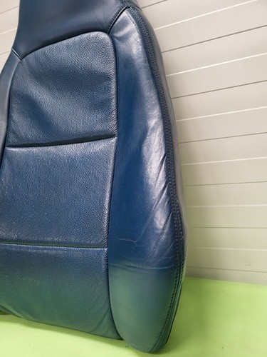 BMW Z3 Roadster Coupe Bei-Fahrer Sitz Oberteil Leder blau Rückenlehne