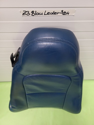 BMW Z3 Roadster Coupe Bei-Fahrer Sitz Oberteil Leder blau Rückenlehne