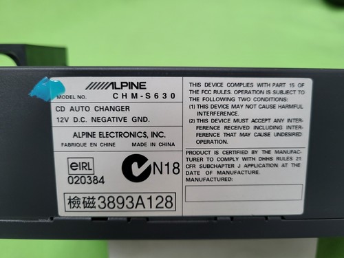 BMW VW Alpine CD Wechsler  CHM-S630 + 6 Fach Magazin Changer + Halter