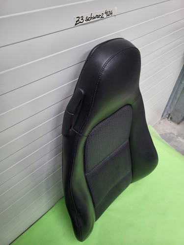 BMW Z3 Roadster Facelift Bei Fahrer Sitz Oberteil Kunstleder Lehne schwarz