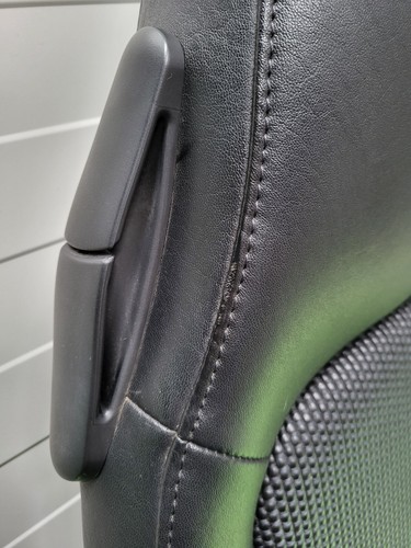 BMW Z3 Roadster Facelift Bei Fahrer Sitz Oberteil Kunstleder Lehne schwarz