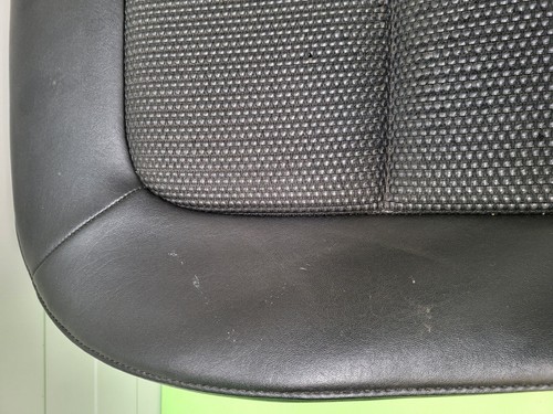 BMW Z3 Roadster Fahrer Sitz Kissen Unterteil Kunst Leder schwarz black  LINKS