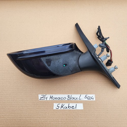 BMW  Z4 E85 E86 Seiten Außen Spiegel rechts ODER links Monaco blau A35 ABHOLUNG