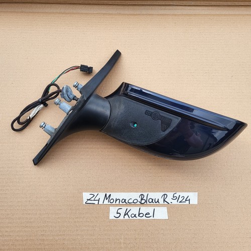 BMW  Z4 E85 E86 Seiten Außen Spiegel rechts ODER links Monaco blau A35 ABHOLUNG