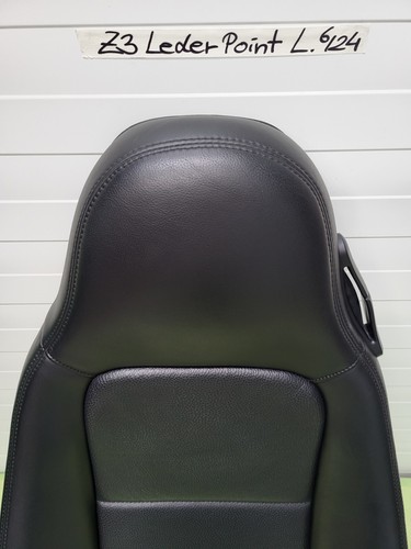 BMW Z3 Roadster Fahrer Sitz Oberteil  Leder schwarz Rücken Lehne OHNE Heizung
