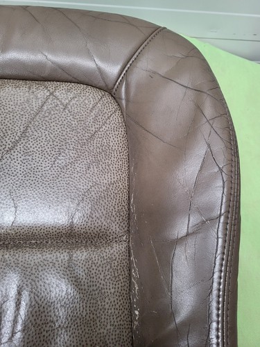 BMW Z3 Roadster Fahrer Sitz Unterteil Leder beige Sitzfläche Polster Bezug LINKS