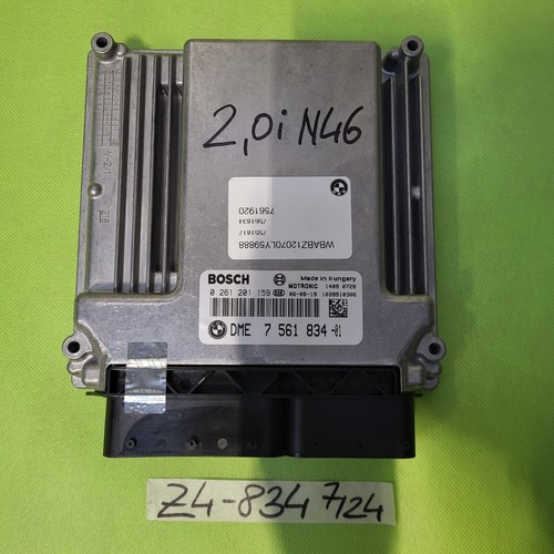BMW Z4 E85 Steuergerät N46 Motor 7561834 EWS Modul 9127086 mit 1 Schlüssel Chip