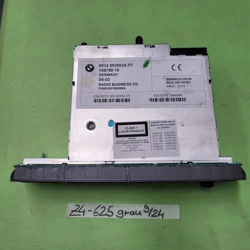BMW Z4 E85 E86 CD Radio BMW Business Audio Tuner CD Player  6935625 Grau