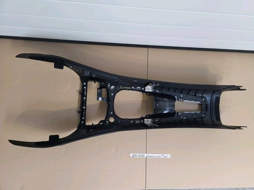 BMW Z4 E85 E86 Mittelkonsole schwarz Alu Verkleidung Aluminium Blende Kratzer 