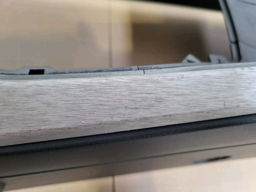 BMW Z4 E85 E86 Mittelkonsole schwarz Alu Verkleidung Aluminium Blende Kratzer 