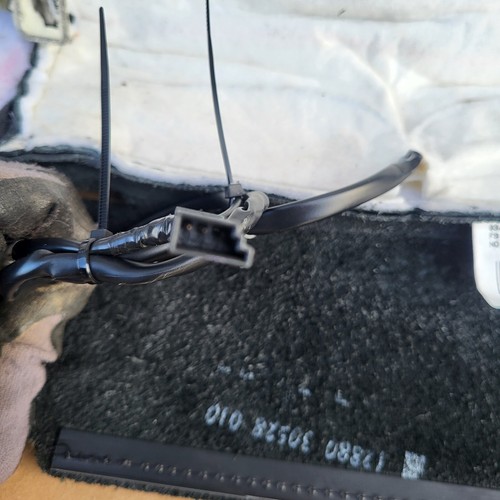 BMW Z4 E85 Sensor Matte Sitzheizung Beifahrer Leder Sitz Bezug Oregon Schwarz 