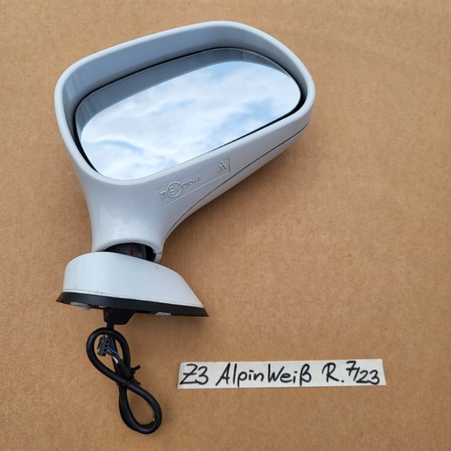 BMW Z3 Roadster Coupe Seiten Außen Spiegel RECHTS weiss RHD