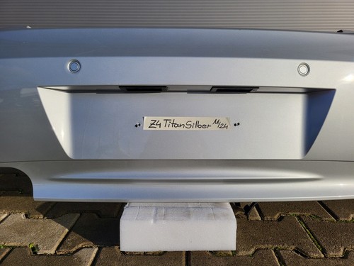 BMW Z4 E85 E86 Verkleidung Heckschürze PDC Stoßstange HINTEN Silber ABHOLUNG