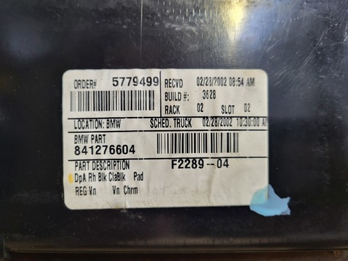 BMW Z3 Tür Verkleidung Leder Schwarz RECHTS + Griff + Chrom Leiste Airbag-Klappe