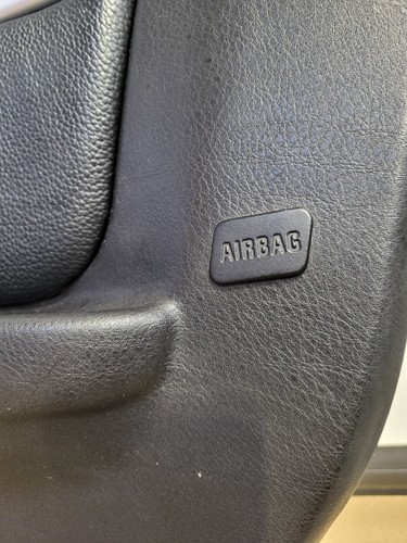 BMW Z3 Tür Verkleidung Leder Schwarz RECHTS + Griff + Chrom Leiste Airbag-Klappe