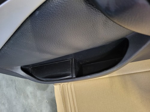 BMW Z3 Tür Verkleidung Leder Schwarz RECHTS + Griff + Chrom Leiste Airbag-Klappe