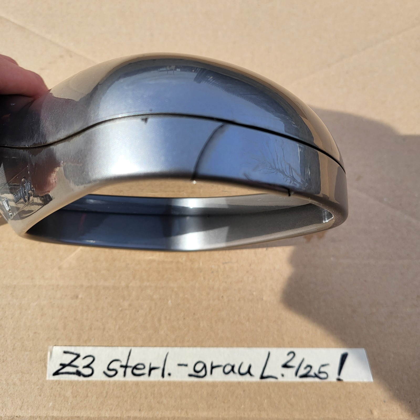 BMW Z3 Roadster Coupe Seiten Außen Spiegel LINKS sterling Grau Metallic RHD