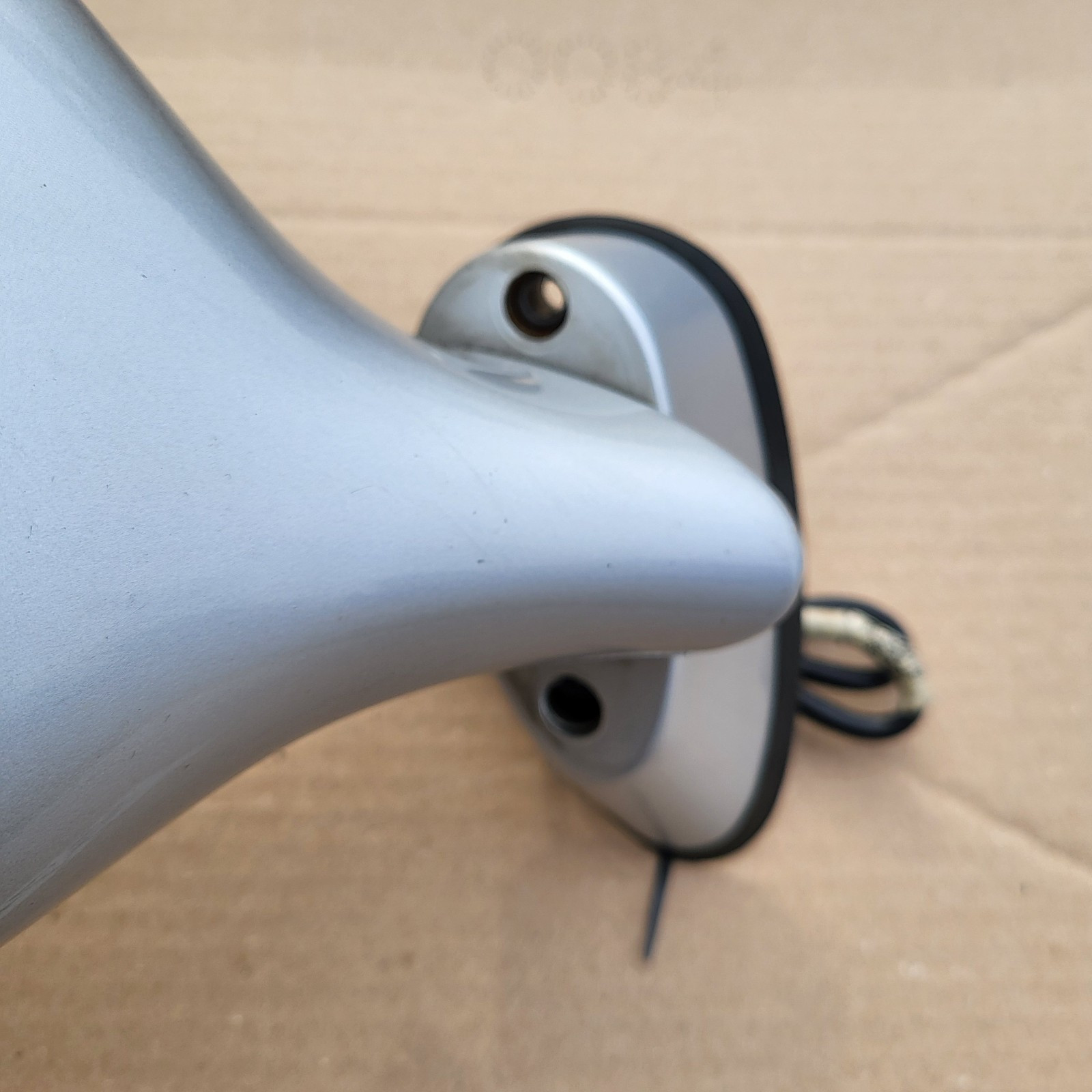 BMW Z3 Roadster Seiten Außen Spiegel Glas + Motor LINKS Titan Silber Metallic 