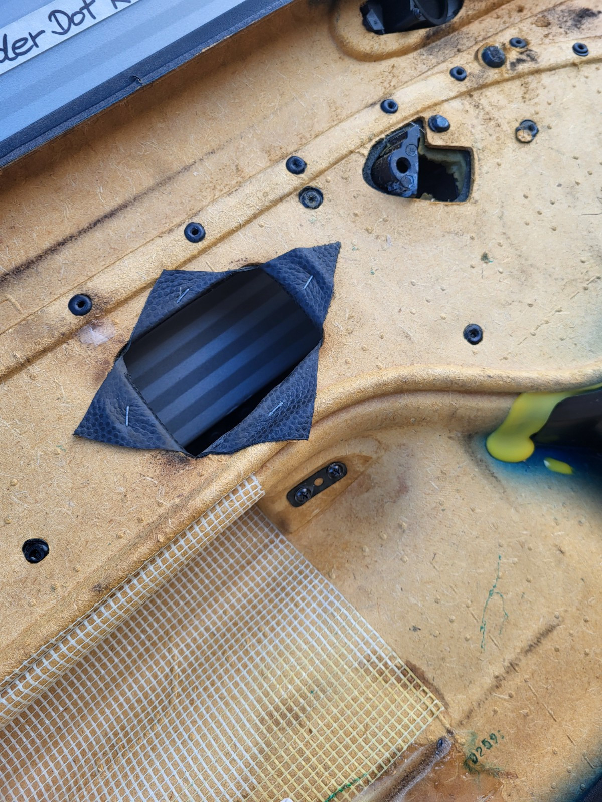 BMW Z3 Roadster Coupe Tür Verkleidung Leder Dot Schwarz RECHTS mit Türgriff