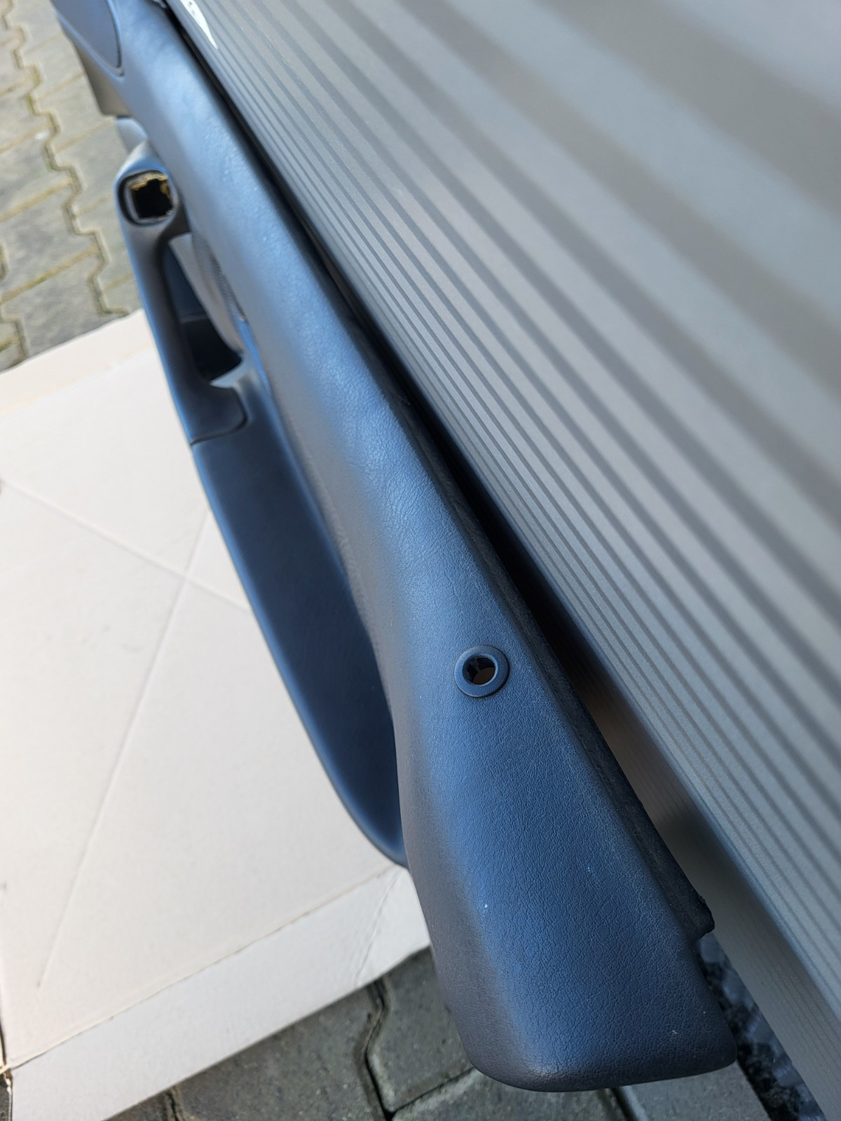 BMW Z3 Roadster Coupe Tür Verkleidung Leder Dot Schwarz RECHTS mit Türgriff