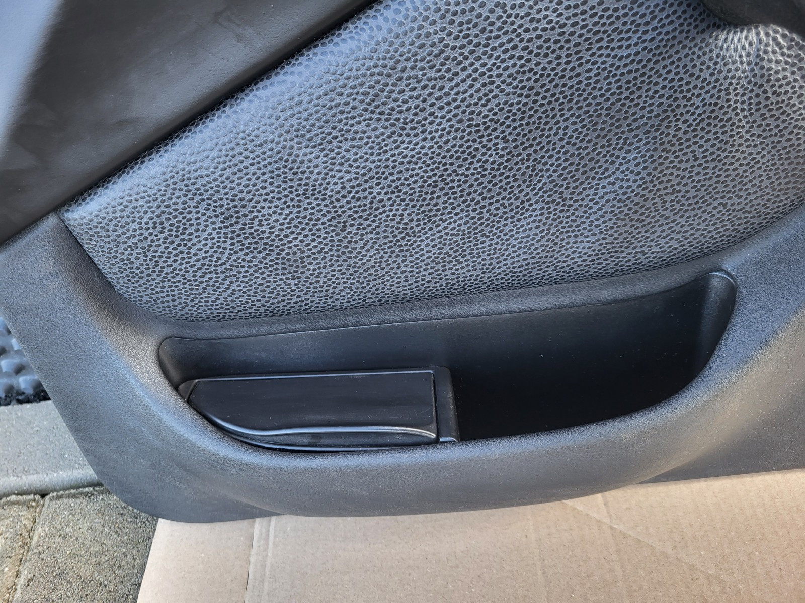 BMW Z3 Roadster Coupe Tür Verkleidung Leder Dot Schwarz RECHTS mit Türgriff