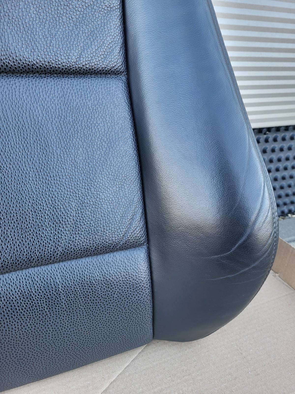 BMW Z3 Roadster Beifahrer Sitz Oberteil Lehne Leder schwarz Rückenlehne Point 