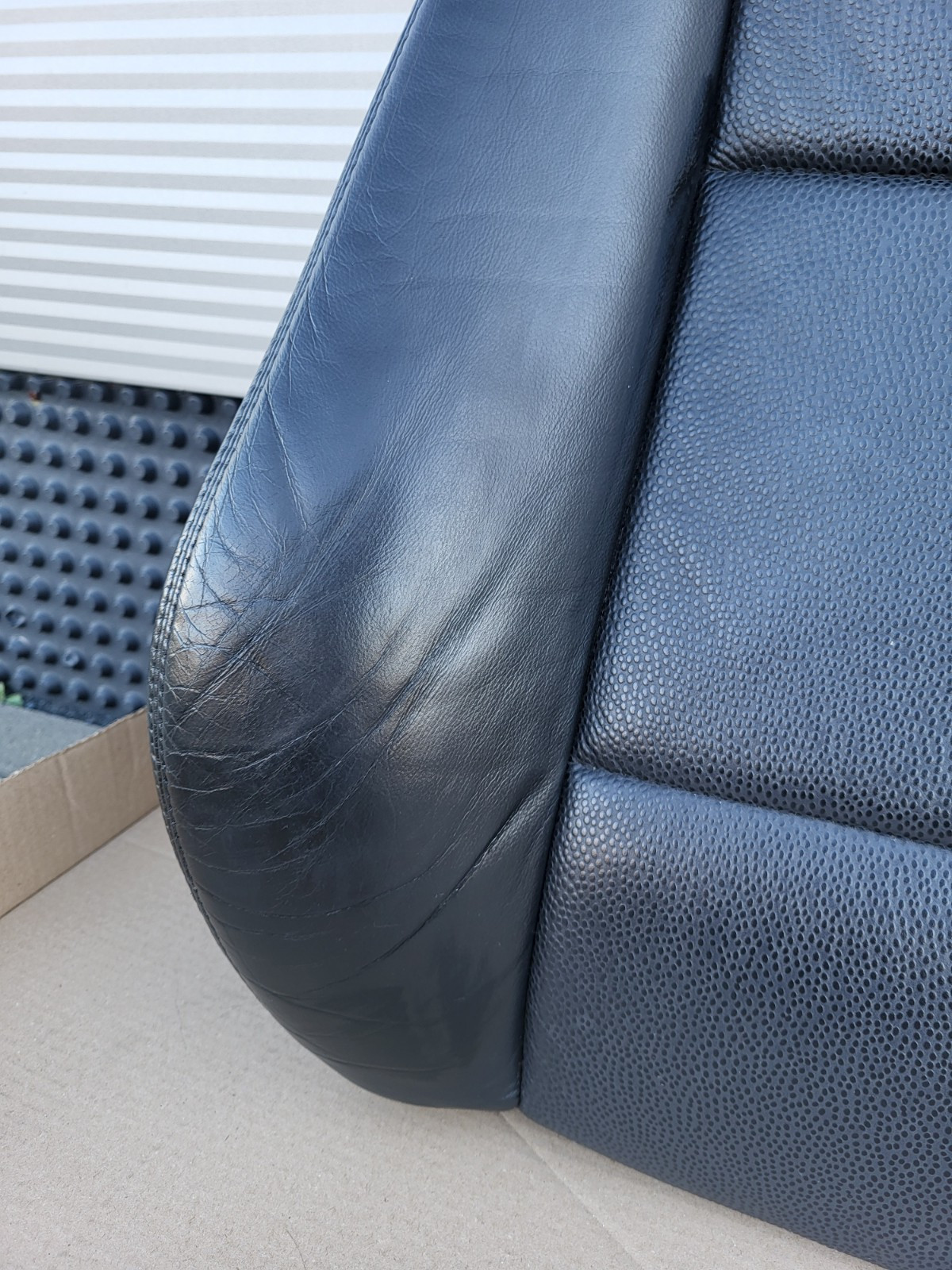 BMW Z3 Roadster Beifahrer Sitz Oberteil Lehne Leder schwarz Rückenlehne Point 