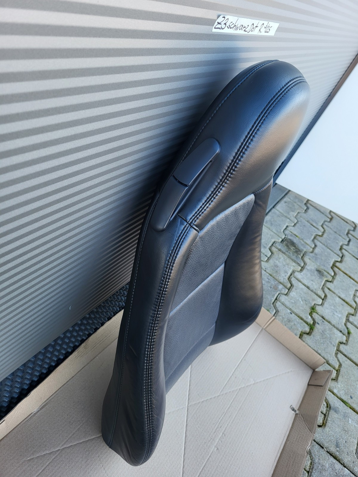 BMW Z3 Roadster Beifahrer Sitz Oberteil Lehne Leder schwarz Rückenlehne Point 