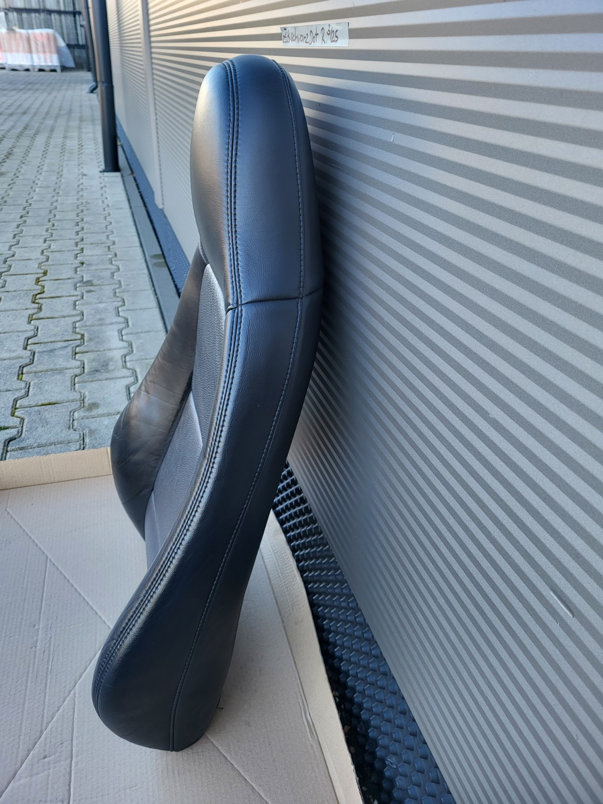 BMW Z3 Roadster Beifahrer Sitz Oberteil Lehne Leder schwarz Rückenlehne Point 