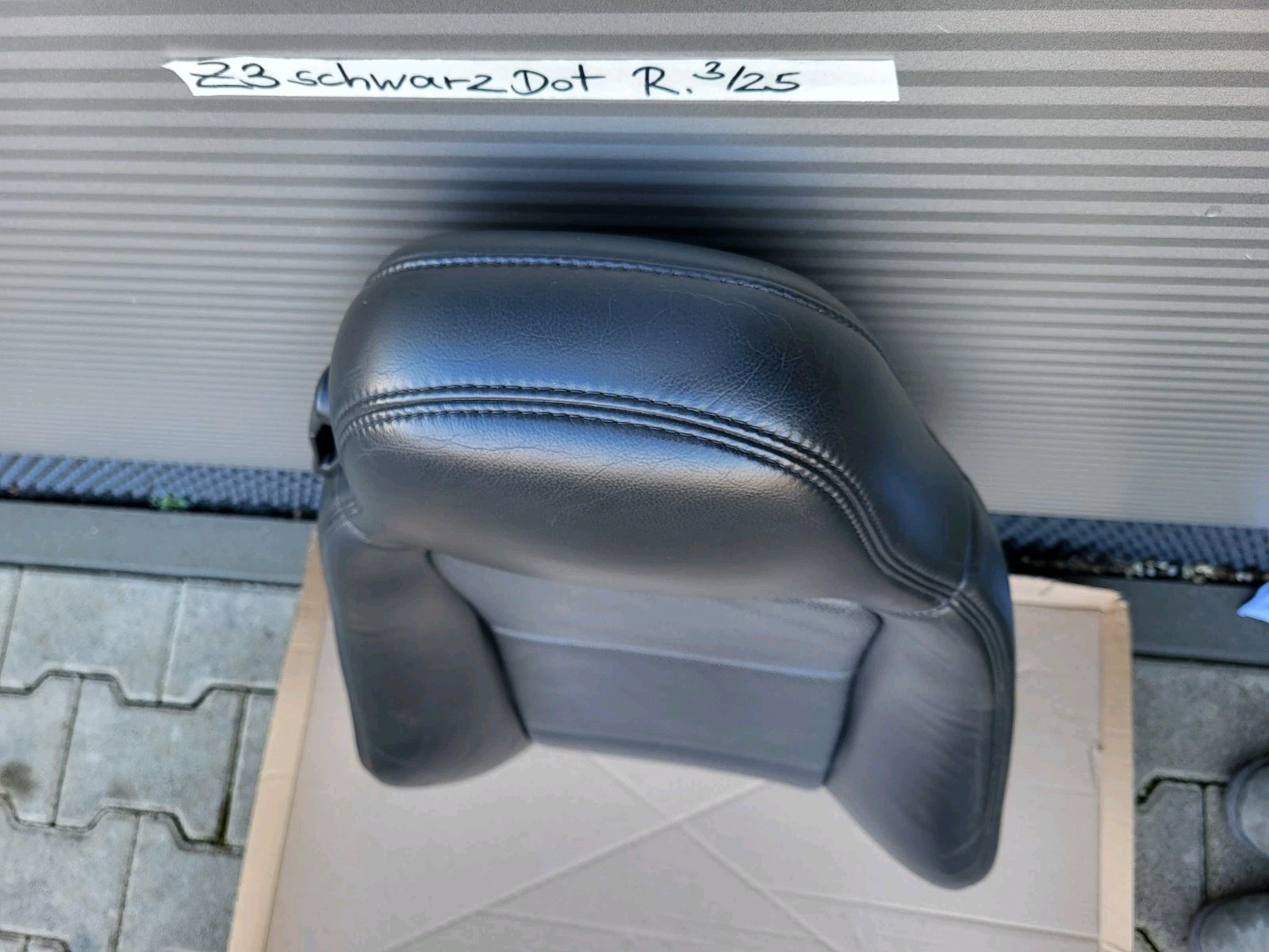 BMW Z3 Roadster Beifahrer Sitz Oberteil Lehne Leder schwarz Rückenlehne Point 