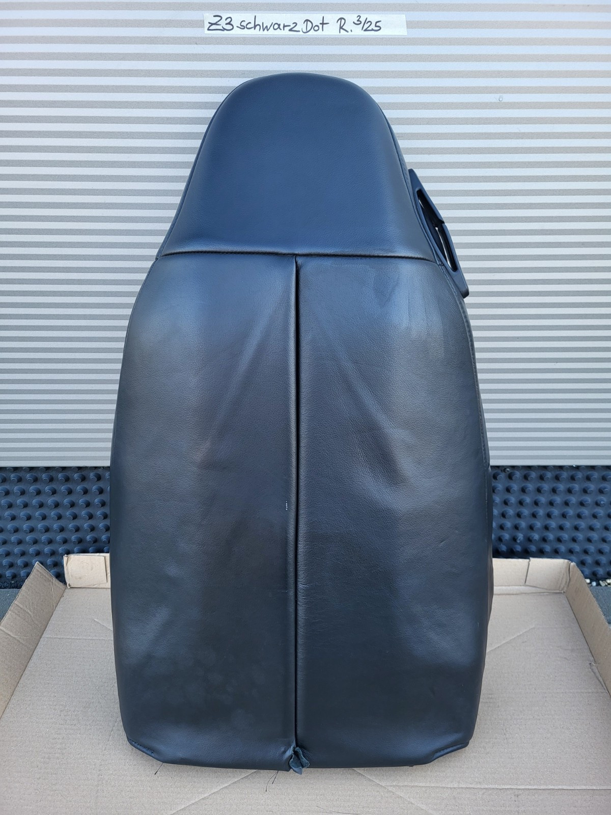 BMW Z3 Roadster Beifahrer Sitz Oberteil Lehne Leder schwarz Rückenlehne Point 