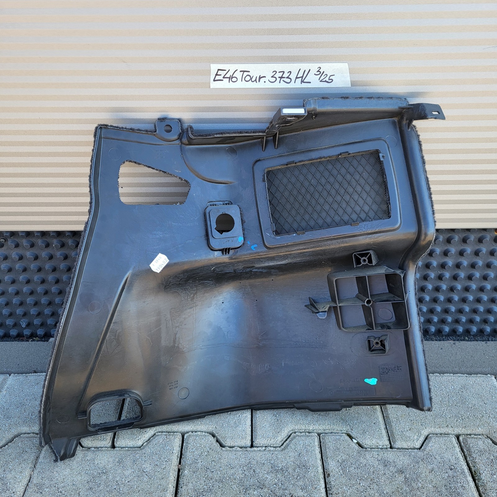 BMW E46 Touring Kofferraum Verkleidung / Gepäckraum Abdeckung LINKS 8208373