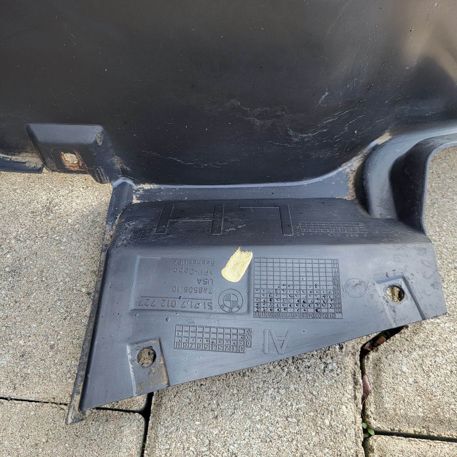 BMW Z4 Radschale Innenkotflügel Abdeckung Radhaus Schale VORNE LINKS 7012727