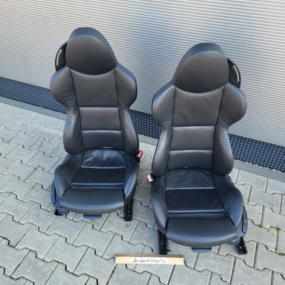 Sitze BMW Z4 E85 Fahrer + Beifahrer Sport Sitz Leder ohne Sitzheizung  ABHOLUNG