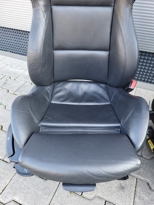 Sitze BMW Z4 E85 Fahrer + Beifahrer Sport Sitz Leder ohne Sitzheizung  ABHOLUNG