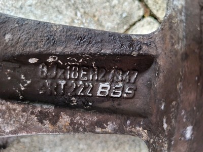 BMW Z4 E85 E86 E46 E63 BBS Alufelge 2-teilig 8 J x 18 Zoll 6758194 ABHOLUNG 