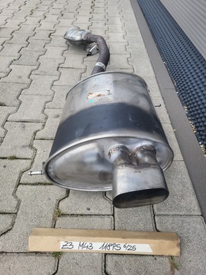 BMW Z3 Auspuff  1247445  Mittel + Endschalldämpfer 1437979 Endtopf M43  ABHOLUNG