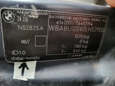 BMW Z4 E85 E86 Seiten Schweller Verkleidung stratus Grau metallic ABHOLUNG 