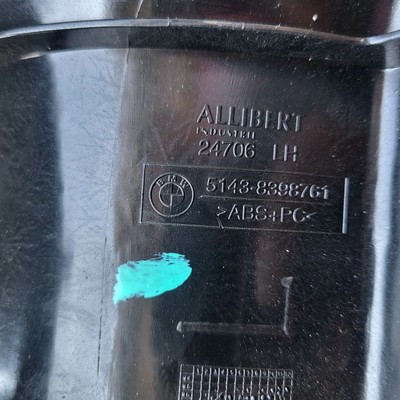 BMW Z3 Staufach Verkleidung OBEN Gurt Führung Rechts 8398762 + Links 8398761