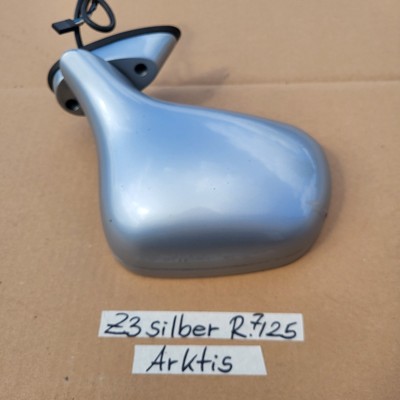 BMW Z3 Roadster Seiten Außen Spiegel Glas + Motor RECHTS Arktis Silber Metallic 