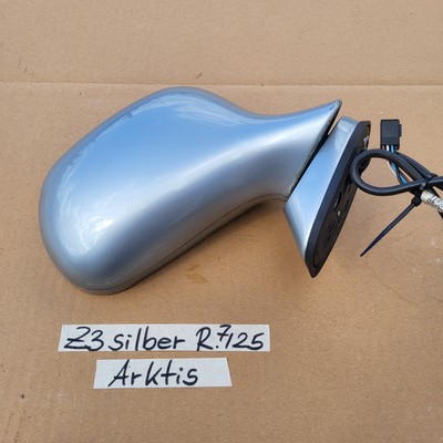 BMW Z3 Roadster Seiten Außen Spiegel Glas + Motor RECHTS Arktis Silber Metallic 