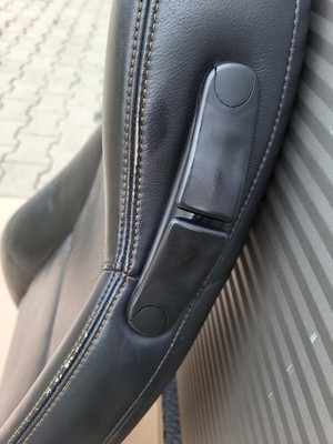 BMW Z3 Roadster Fahrer Sitz Oberteil  Leder schwarz Rücken Lehne Polster Heizung