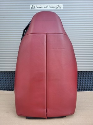 BMW Z3 Roadster Fahrer Sitz Oberteil Leder rot Rückenlehne Polster Sitzheizung 