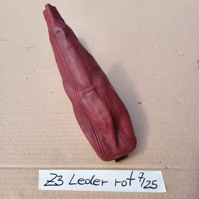 BMW Z3 Roadster Abdeckung für Handbremshebel Leder Sack Handbremse RHD Rot