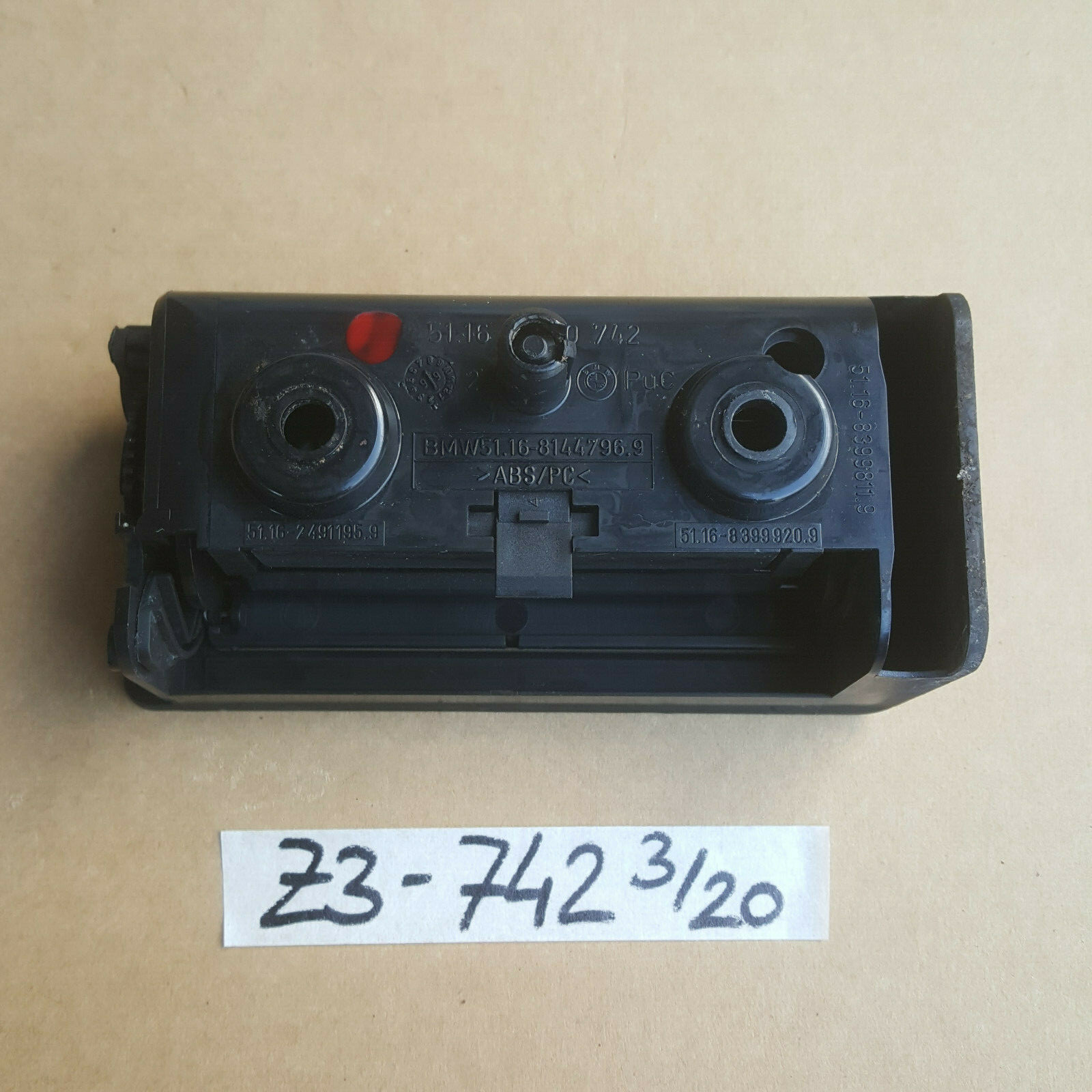 BMW Z3 Roadster Mittelkonsole Aschenbecher  8144796 Ablage Fach + Chrom 1960742