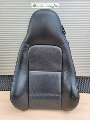 BMW Z3 Roadster Fahrer Sitz Oberteil  Leder Black Rücken Lehne Polster + Heizung